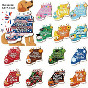 Interchangeable Wooden Seasonal Animal Decor