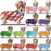 Interchangeable Wooden Seasonal Animal Decor