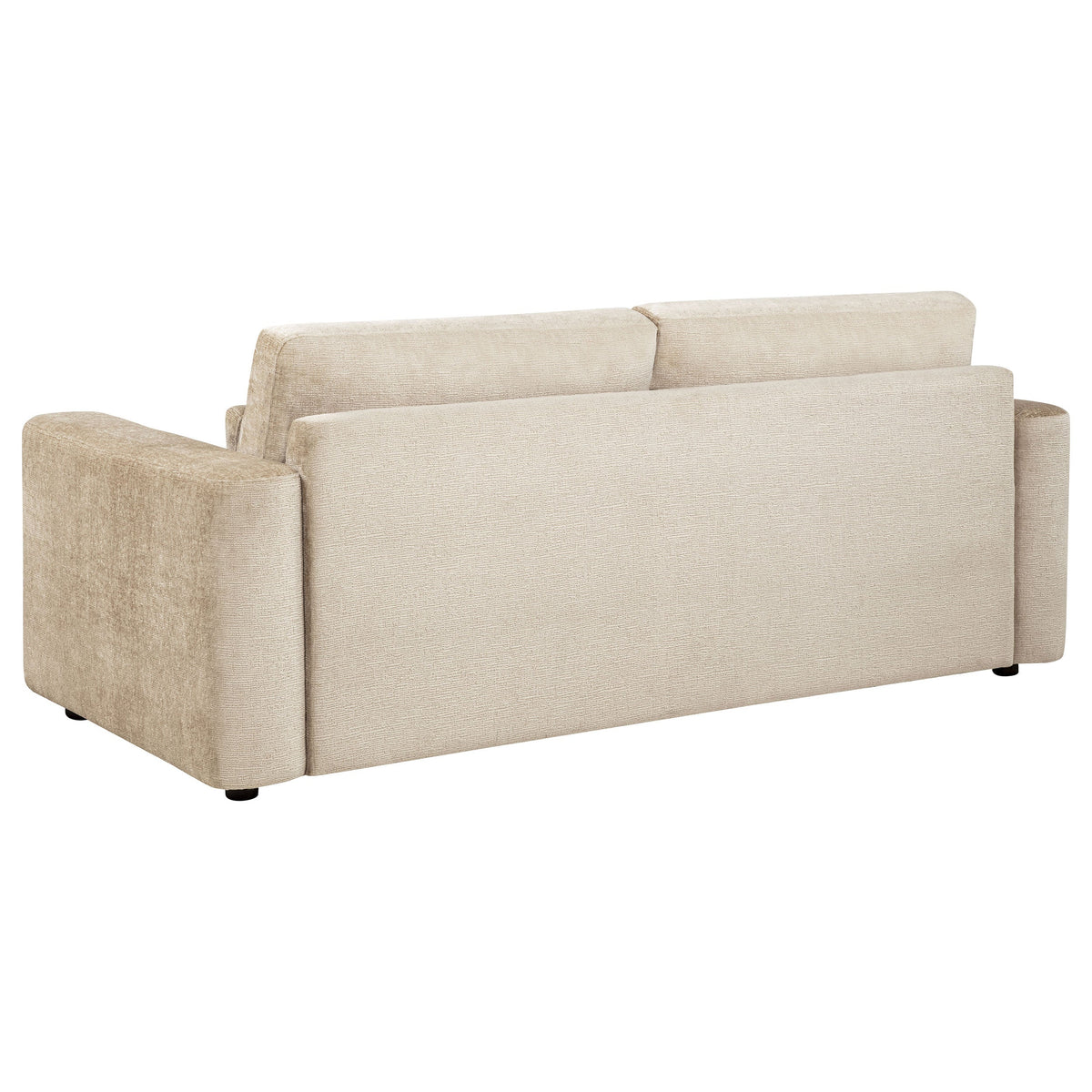 Amador 3-piece Chenille Upholstered Track Arm Sofa Set Camel