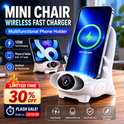 🔥Last Day Sale 50%🔥Mini Chair Wireless Fast Charger Multifunctional Phone Holder