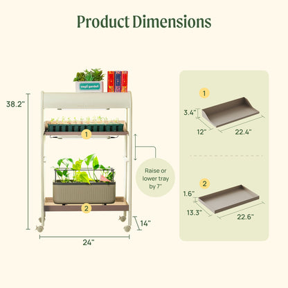 2 Tier Grow Light Garden