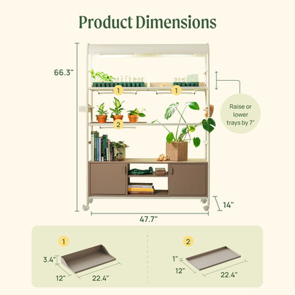 4 Tier Grow Light Garden Pro