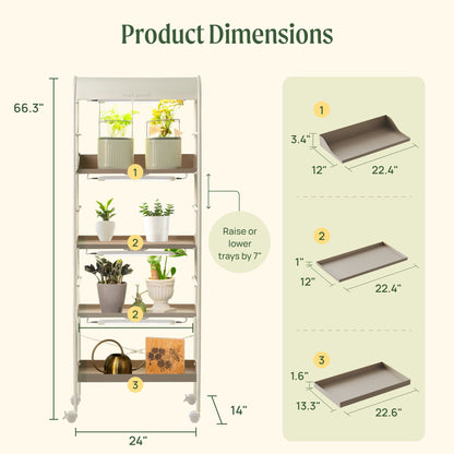 4 Tier Grow Light Garden