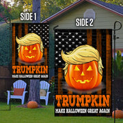 Trump Halloween Flag Trumpkin Make Halloween Great Again