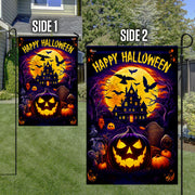 Happy Halloween Pumpkin Flag