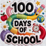 100 Days of School Worm Pencil