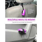 2-in-1 Emergency Window Breaker & Seatbelt Cutter — Lifetime Warranty